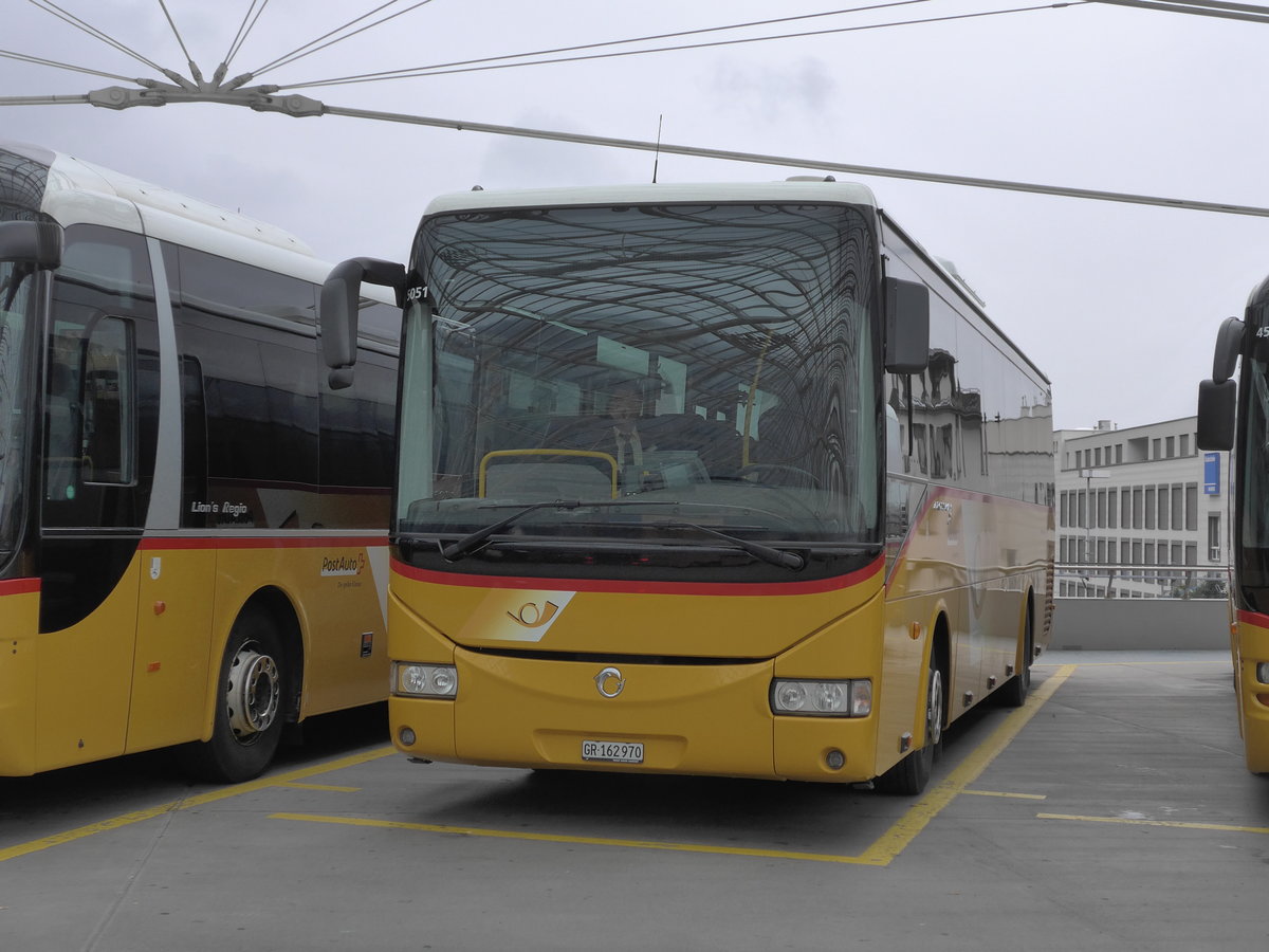 (182'236) - PostAuto Graubnden - GR 162'970 - Irisbus am 24. Juli 2017 in Chur, Postautostation
