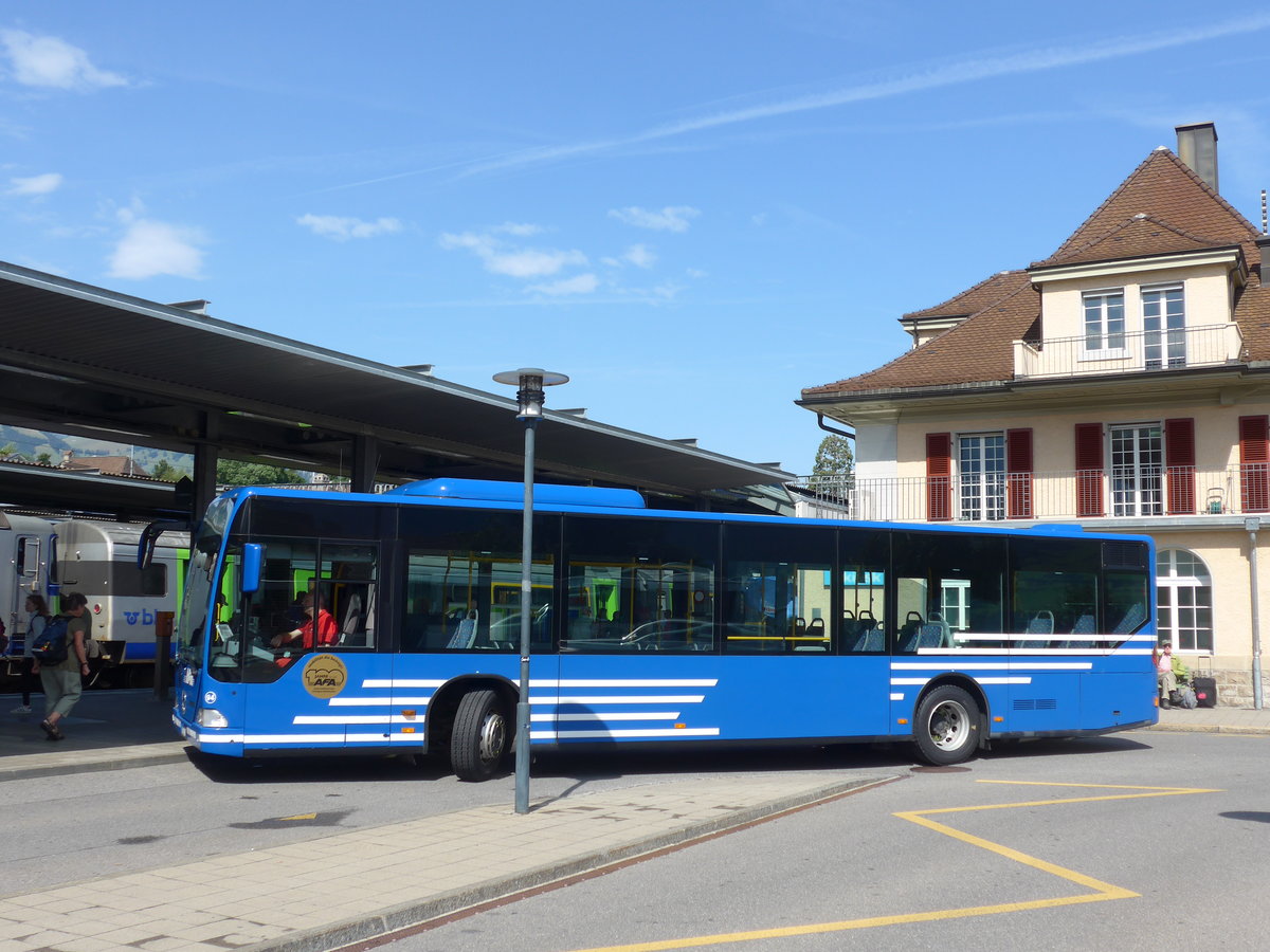 (182'450) - AFA Adelboden - Nr. 94/BE 26'974 - Mercedes am 31. Juli 2017 beim Bahnhof Spiez