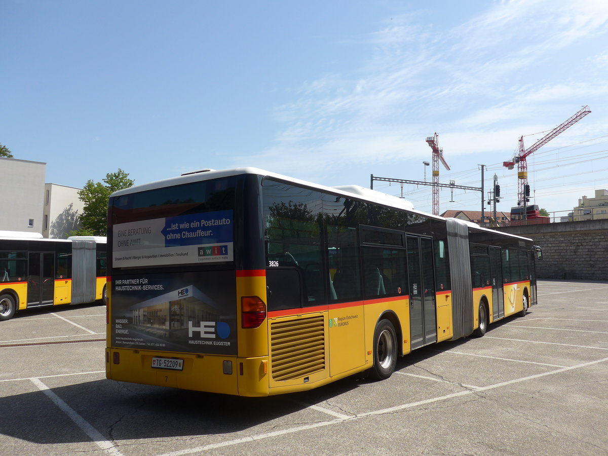 (182'614) - Eurobus, Arbon - Nr. 7/TG 52'209 - Mercedes am 3. August 2017 in Frauenfeld, Jugendmusikschule