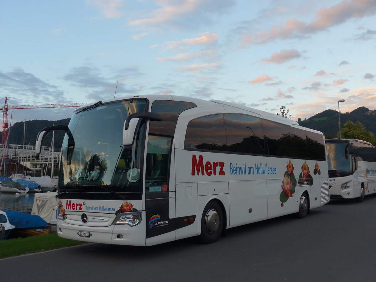 (182'693) - Merz, Beinwil - AG 16'216 - Mercedes am 4. August 2017 in Thun, Strandbad