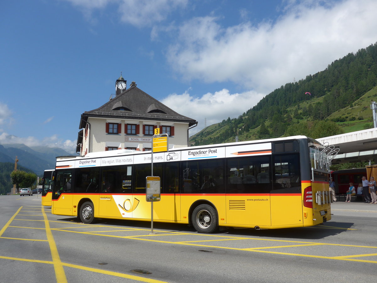 (182'720) - PostAuto Graubnden - GR 159'302 - Mercedes am 5. August 2017 beim Bahnhof Scuol-Tarasp