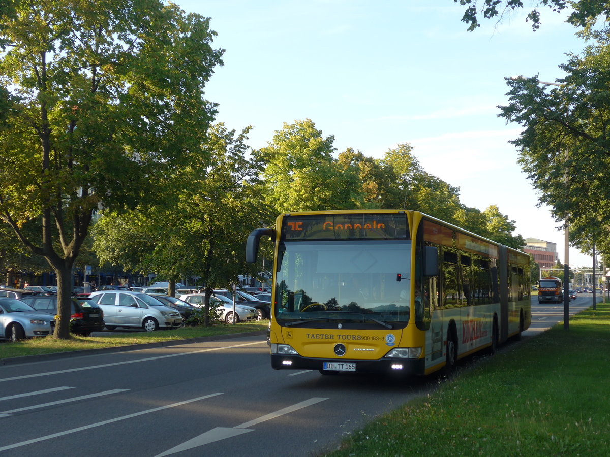 (183'104) - Taeter, Dresden - Nr. 900'183/DD-TT 165 - Mercedes am 8. August 2017 in Dresden, Kreuzstrasse