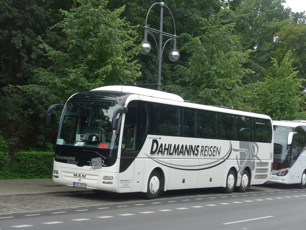 (183'268) - Dahlmanns, Essweiler - KUS-DA 83 - MAN am 10. August 2017 in Berlin, Brandenburger Tor