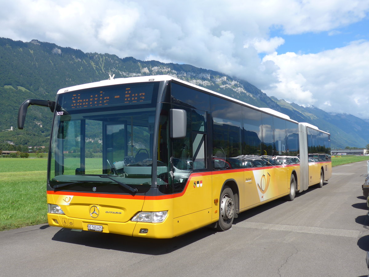 (184'577) - PostAuto Bern - Nr. 636/BE 560'405 - Mercedes am 3. September 2017 in Interlaken, Flugplatz