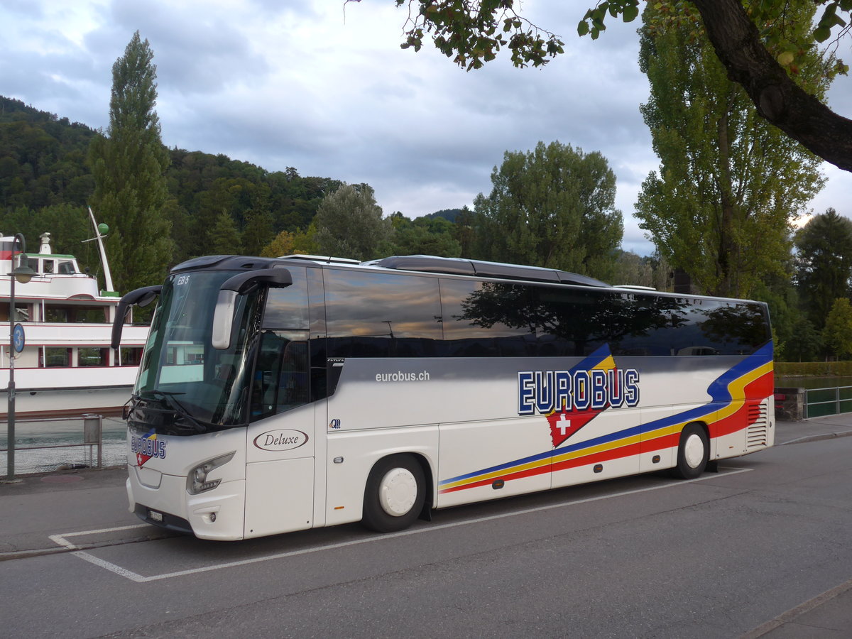 (184'761) - Eurobus, Bern - Nr. 5/BE 379'905 - VDL am 12. September 2017 bei der Schifflndte Thun