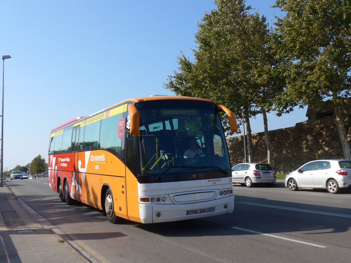 (185'667) - TPC Catalunya - Nr. 3240/7786 BSX - Scania/Beulas am 29. September 2017 in Roses, Ciutadella
