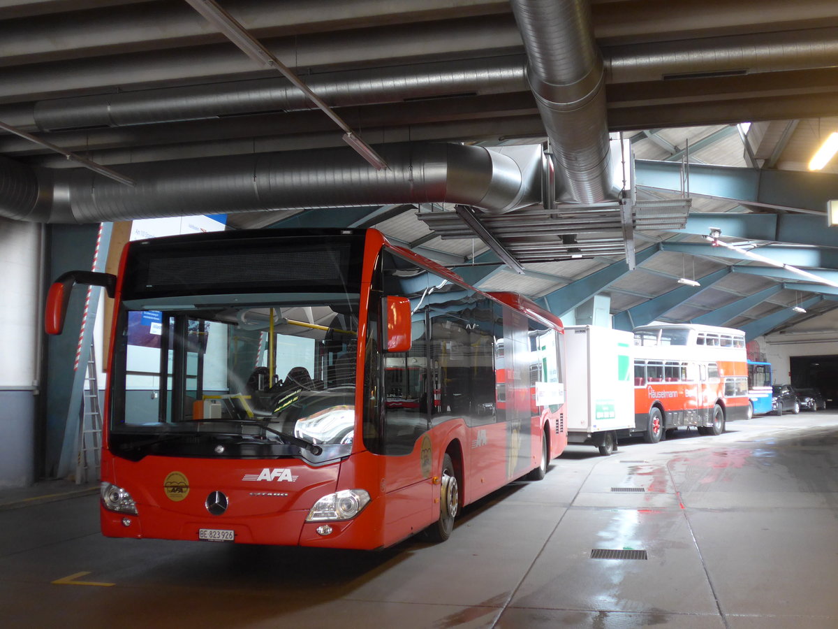 (185'801) - AFA Adelboden - Nr. 96/BE 823'926 - Mercedes am 8. Oktober 2017 in Adelboden, Busstation