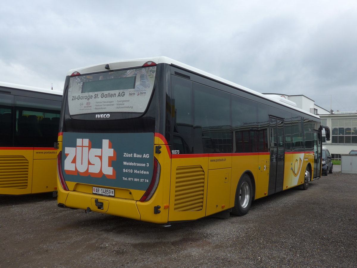 (186'134) - PostAuto Ostschweiz - AR 14'859 - Iveco am 27. Oktober 2017 in Wil, Larag