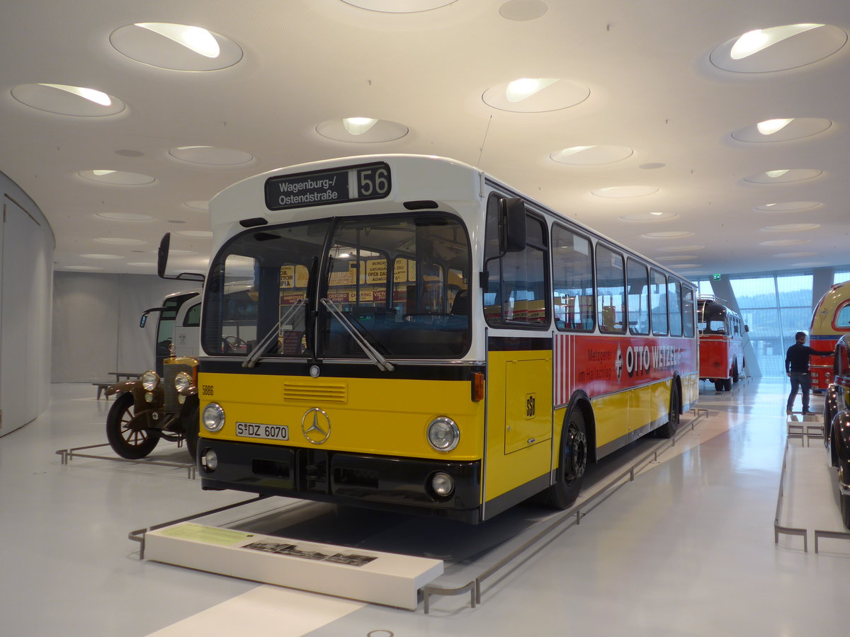 (186'342) - SSB Stuttgart - Nr. 5886/S-DZ 6070 - Mercedes am 12. November 2017 in Stuttgart, Mercedes-Benz Museum