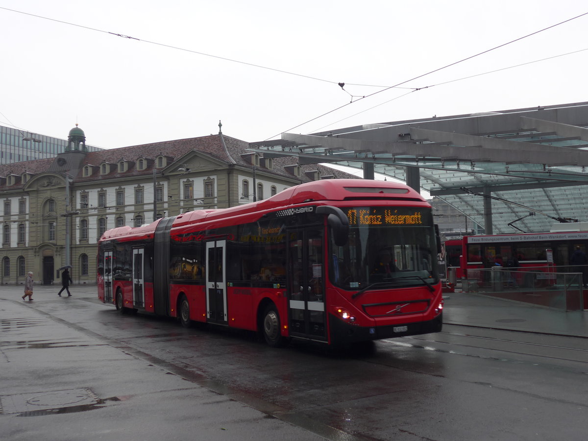 (186'528) - Bernmobil, Bern - Nr. 882/BE 832'882 - Volvo am 19. November 2017 beim Bahnhof Bern