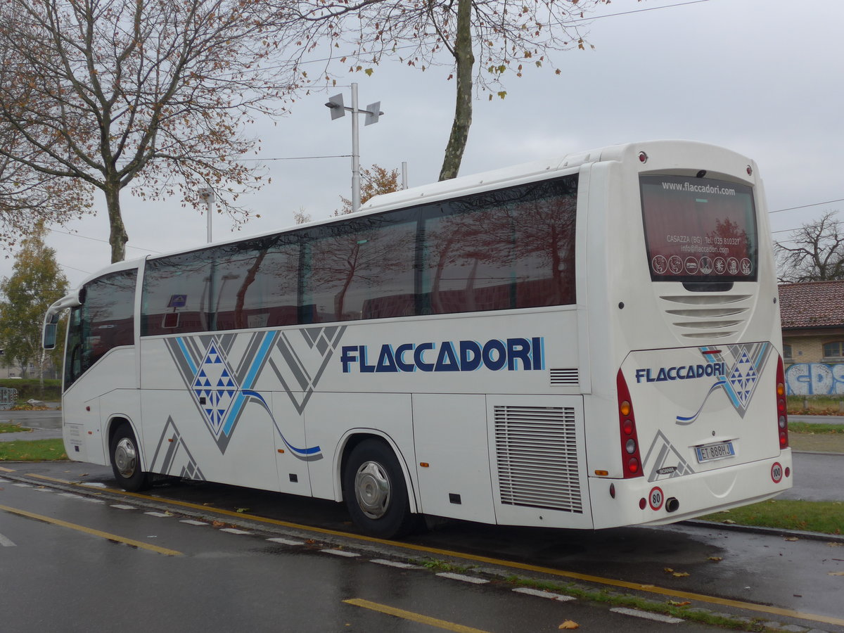 (186'533) - Aus Italien: Flaccadori, Casazza - ET-888 HJ - Scania/Irizar am 19. November 2017 in Bern, Guisanplatz