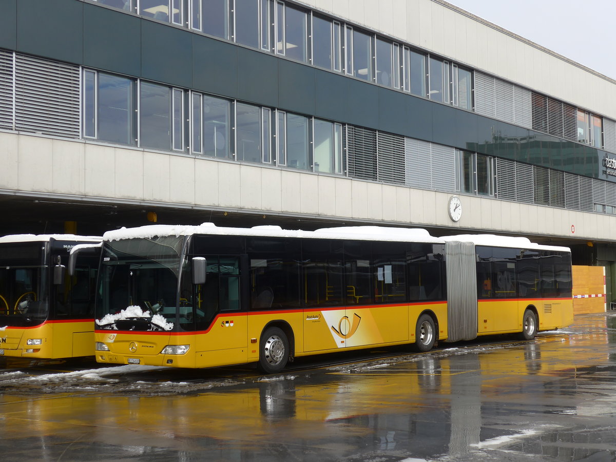 (187'025) - PostAuto Bern - Nr. 632/BE 734'632 - Mercedes am 18. Dezember 2017 in Bern, Postautostation