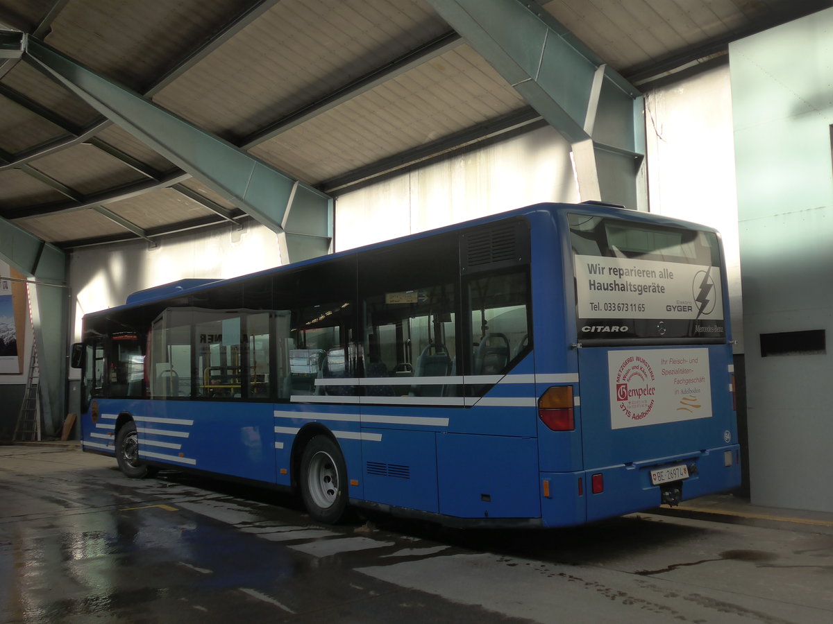 (187'480) - AFA Adelboden - Nr. 94/BE 26'974 - Mercedes am 29. Dezember 2017 in Adelboden, Busstation