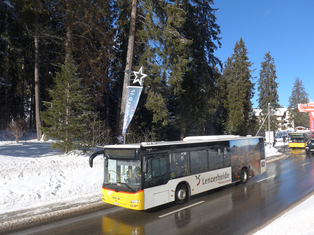 (187'580) - Bossi&Hemmi, Tiefencastel - GR 82'488 - MAN am 1. Januar 2018 in Valbella, Tour de Ski