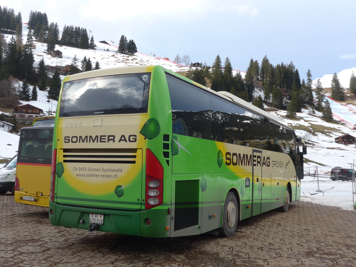 (187'849) - Sommer, Grnen - BE 470'018 - Volvo am 7. Januar 2018 in Adelboden, Weltcup