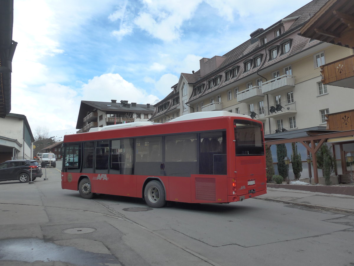(187'860) - AFA Adelboden - Nr. 55/BE 611'055 - Scania/Hess am 7. Januar 2018 in Adelboden, Busstation