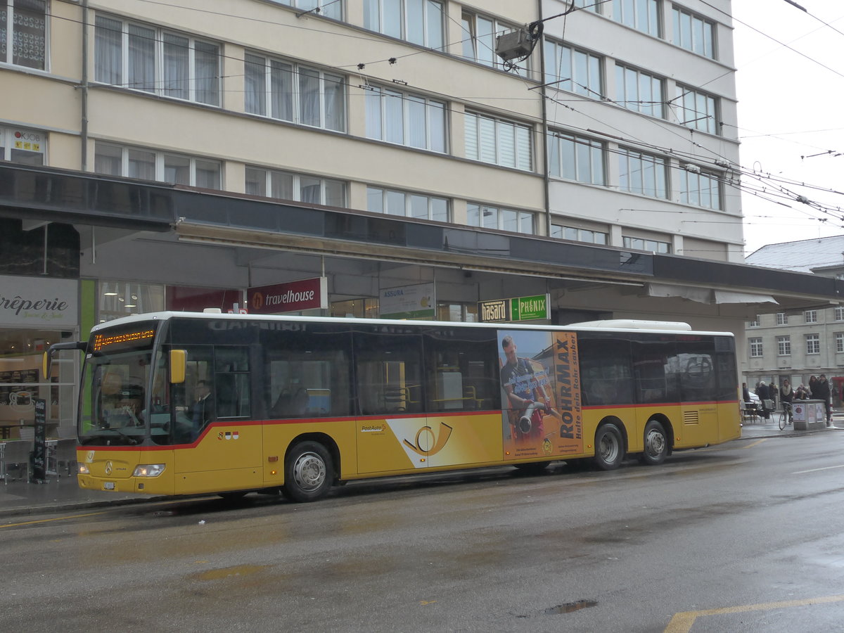 (188'700) - AVA Aarberg - Nr. 3/BE 26'613 - Mercedes am 15. Februar 2018 beim Bahnhof Biel