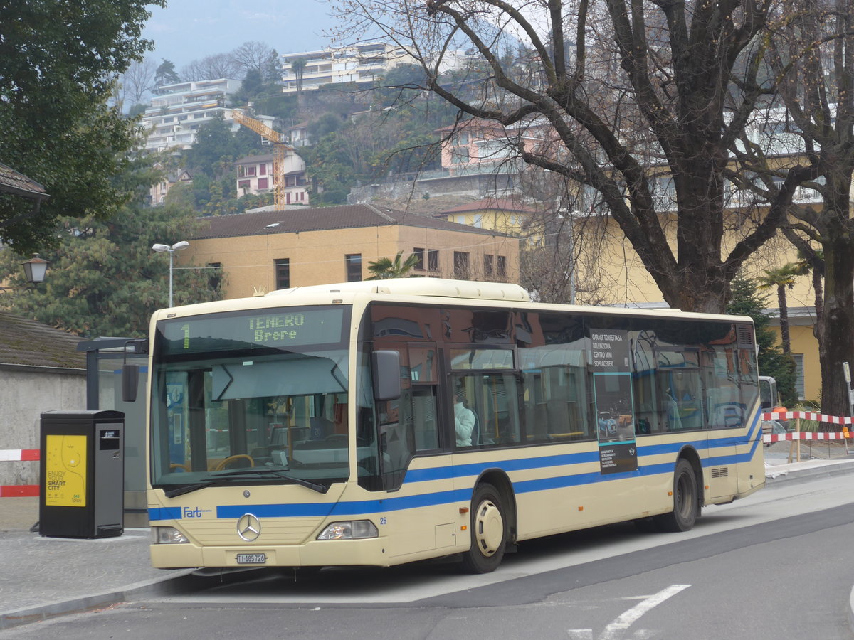 (188'844) - FART Locarno - Nr. 26/TI 185'726 - Mercedes am 17. Februar 2018 in Ascona, Post