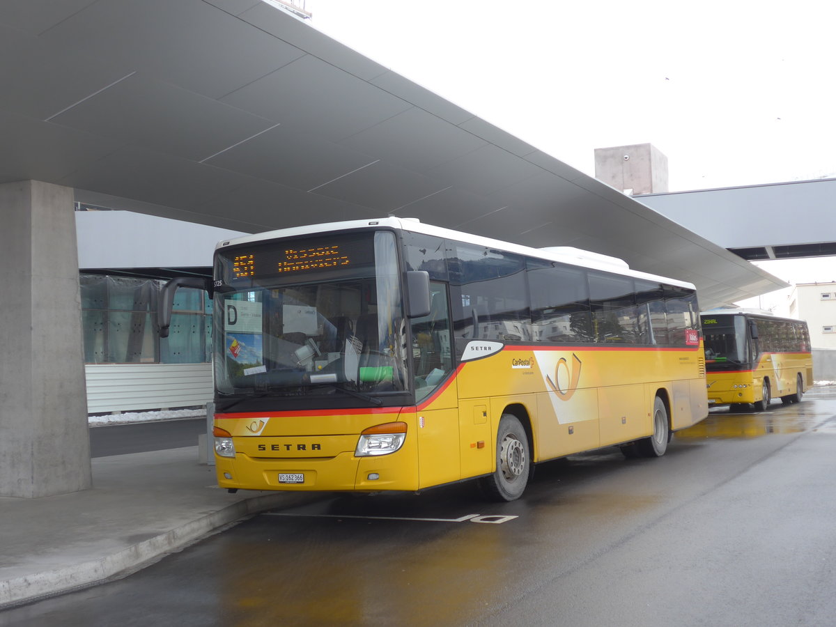 (188'879) - TSAR, Sierre - VS 162'366 - Setra am 18. Februar 2018 in Sierre, Busbahnhof