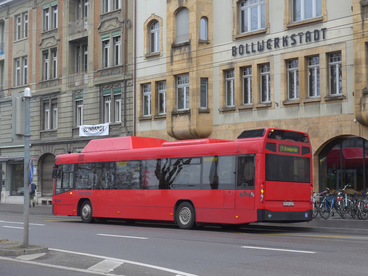 (189'429) - Bernmobil, Bern - Nr. 142/BE 661'142 - Volvo am 17. Mrz 2018 in Bern, Bollwerk