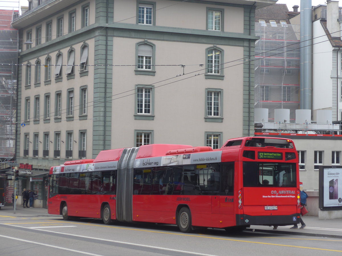 (189'614) - Bernmobil, Bern - Nr. 817/BE 612'817 - Volvo am 26. Mrz 2018 in Bern, Schanzenstrasse