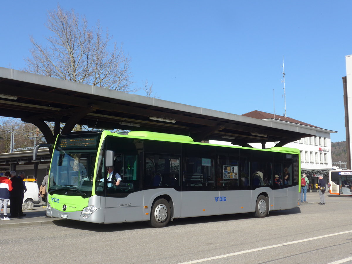 (190'081) - Busland, Burgdorf - Nr. 116/BE 828'116 - Mercedes am 7. April 2018 beim Bahnhof Burgdorf