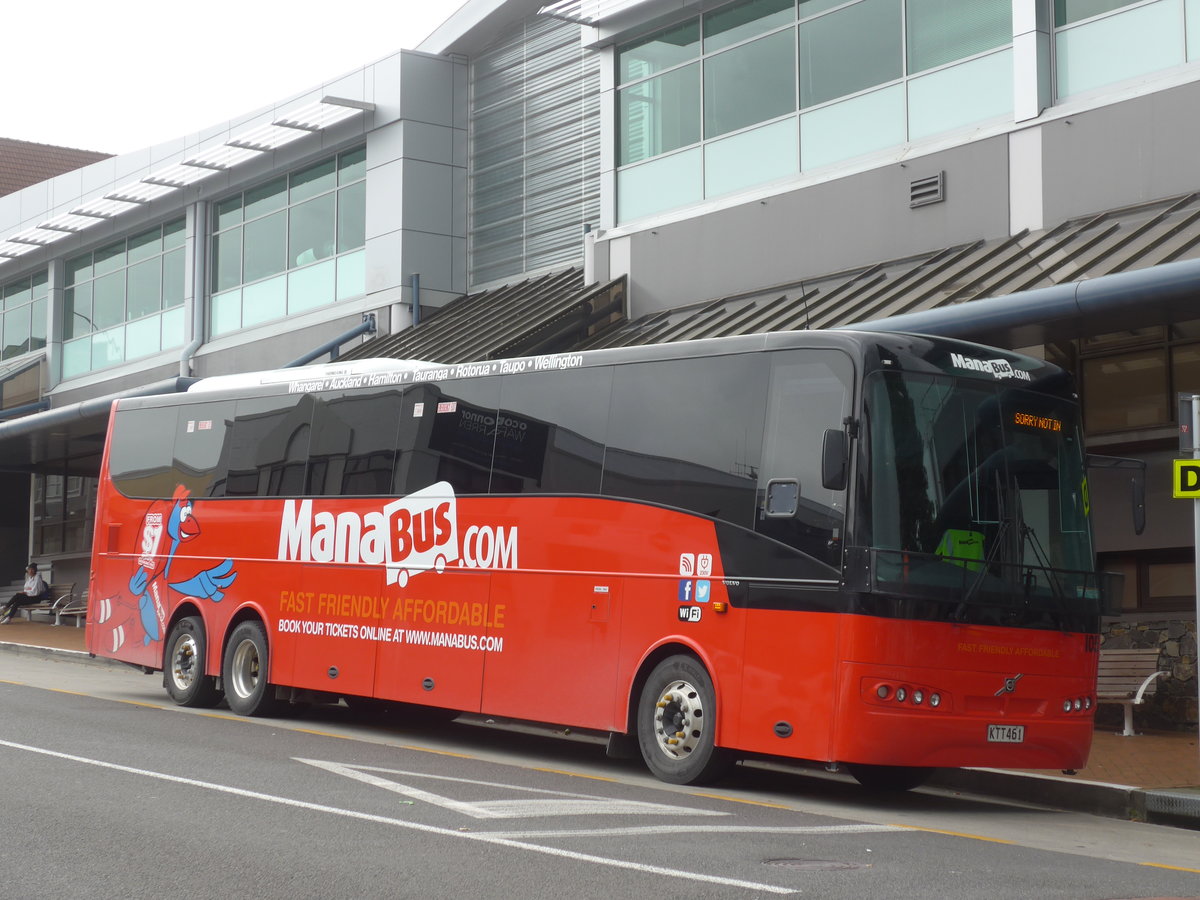 (190'641) - ManaBus, Auckland - Nr. 105/KTT461 - Volvo/KiwiBus am 21. April 2018 in Tauranga