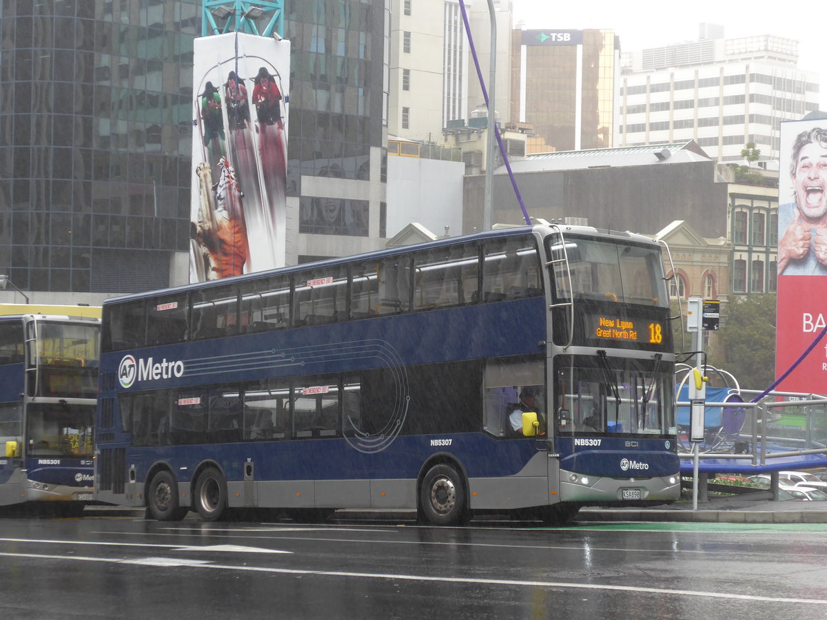 (192'059) - AT Metro, Auckland - Nr. NB5307/KSA890 - BCI am 30. April 2018 in Auckland