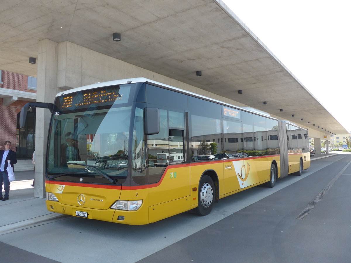 (192'749) - Eurobus, Arbon - Nr. 2/TG 27'701 - Mercedes am 5. Mai 2018 in Arbon, Bushof