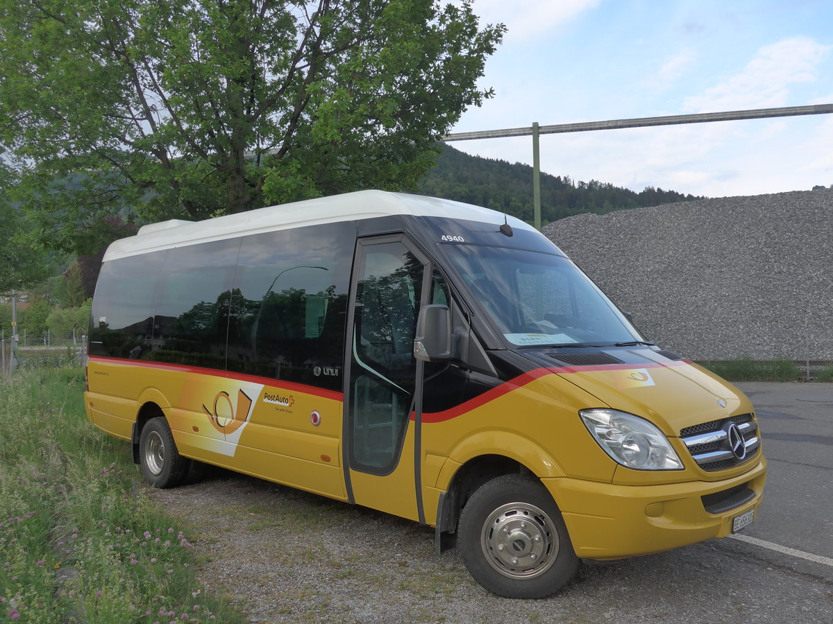 (193'025) - PostAuto Bern - Nr. 303/BE 656'303 - Mercedes/UNVI am 16. Mai 2018 in Thun, Seestrasse
