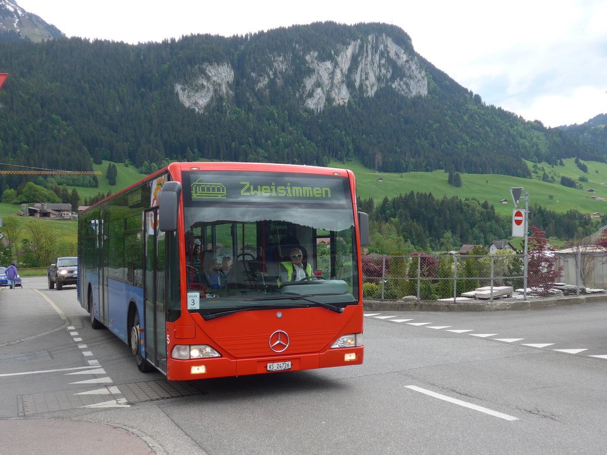 (193'276) - Lathion, Sion - Nr. 5/VS 24'726 - Mercedes (ex Chrisma, St. Moritz Nr. 1) am 21. Mai 2018 in Chteau-d'Oex, Bahnhofstrasse