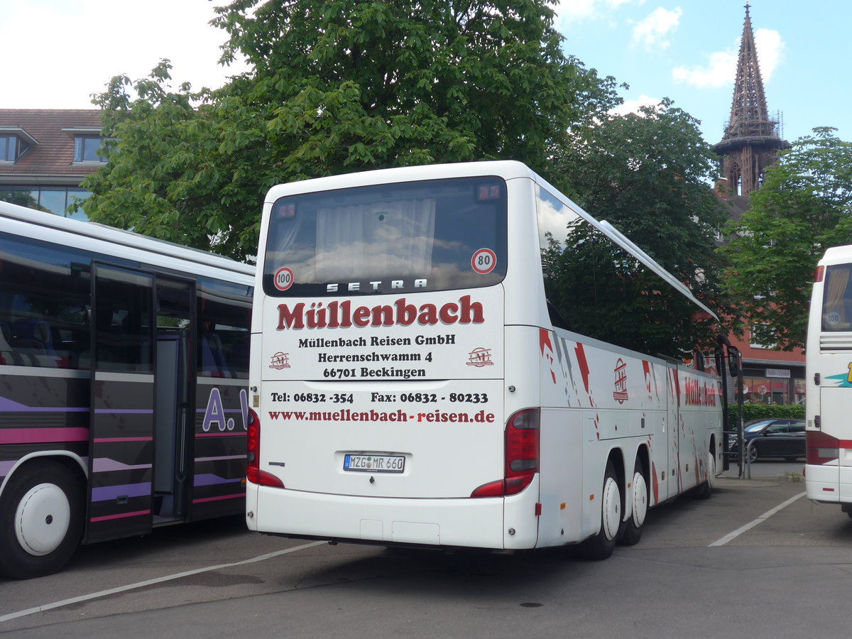 (194'227) - Mllenbach, Beckingen - MZG-MR 660 - Setra am 18. Juni 2018 in Freiburg, Karlsplatz