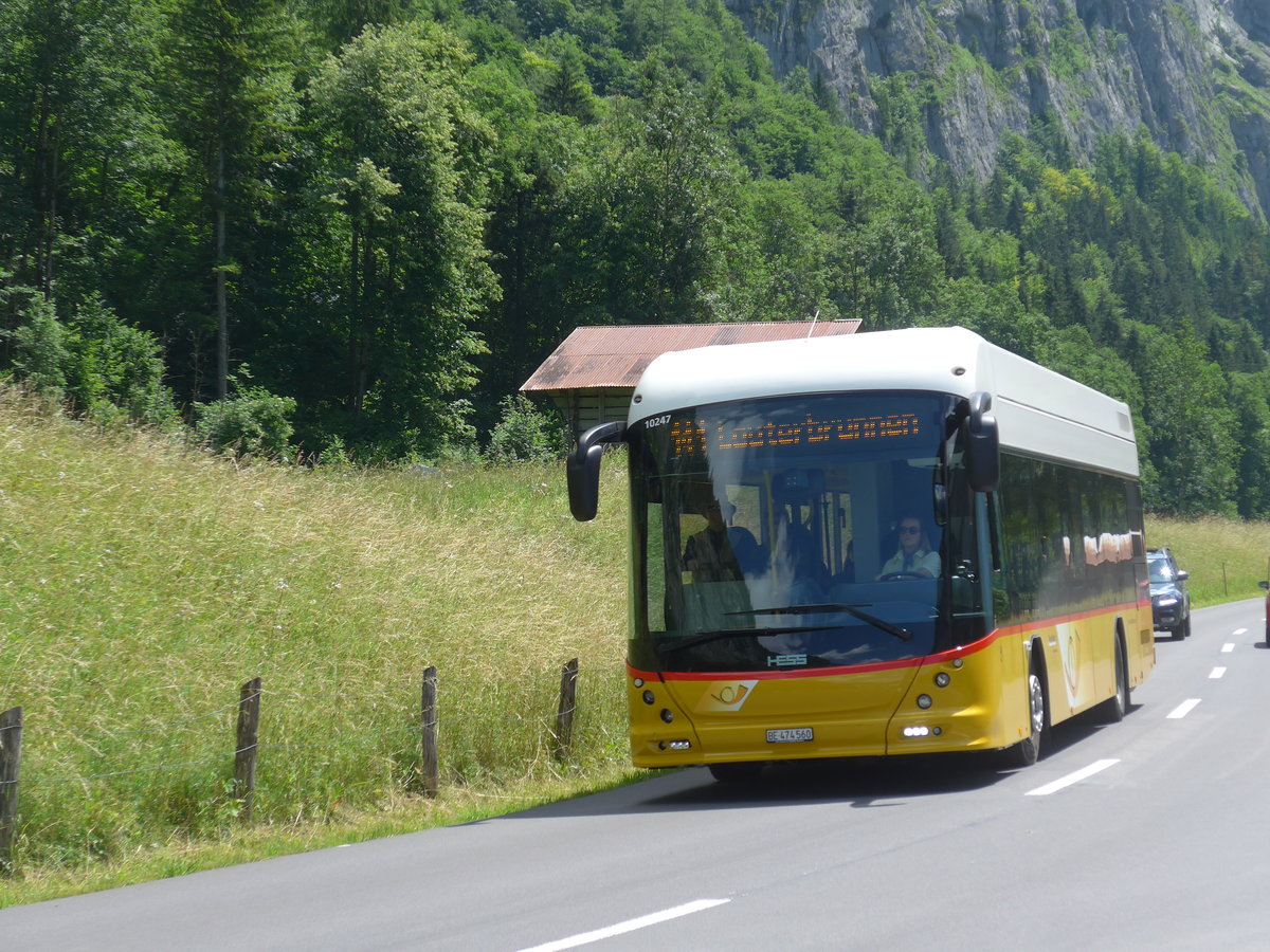 (194'430) - PostAuto Bern - BE 474'560 - Hess am 25. Juni 2018 bei Lauterbrunnen
