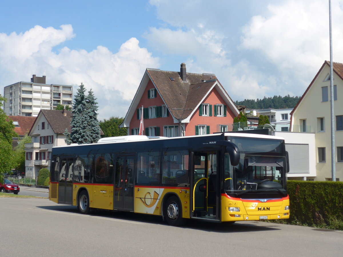 (194'537) - Kistler, Reichenburg - SZ 120'607 - MAN am 7. Juli 2018 beim Bahnhof Uznach