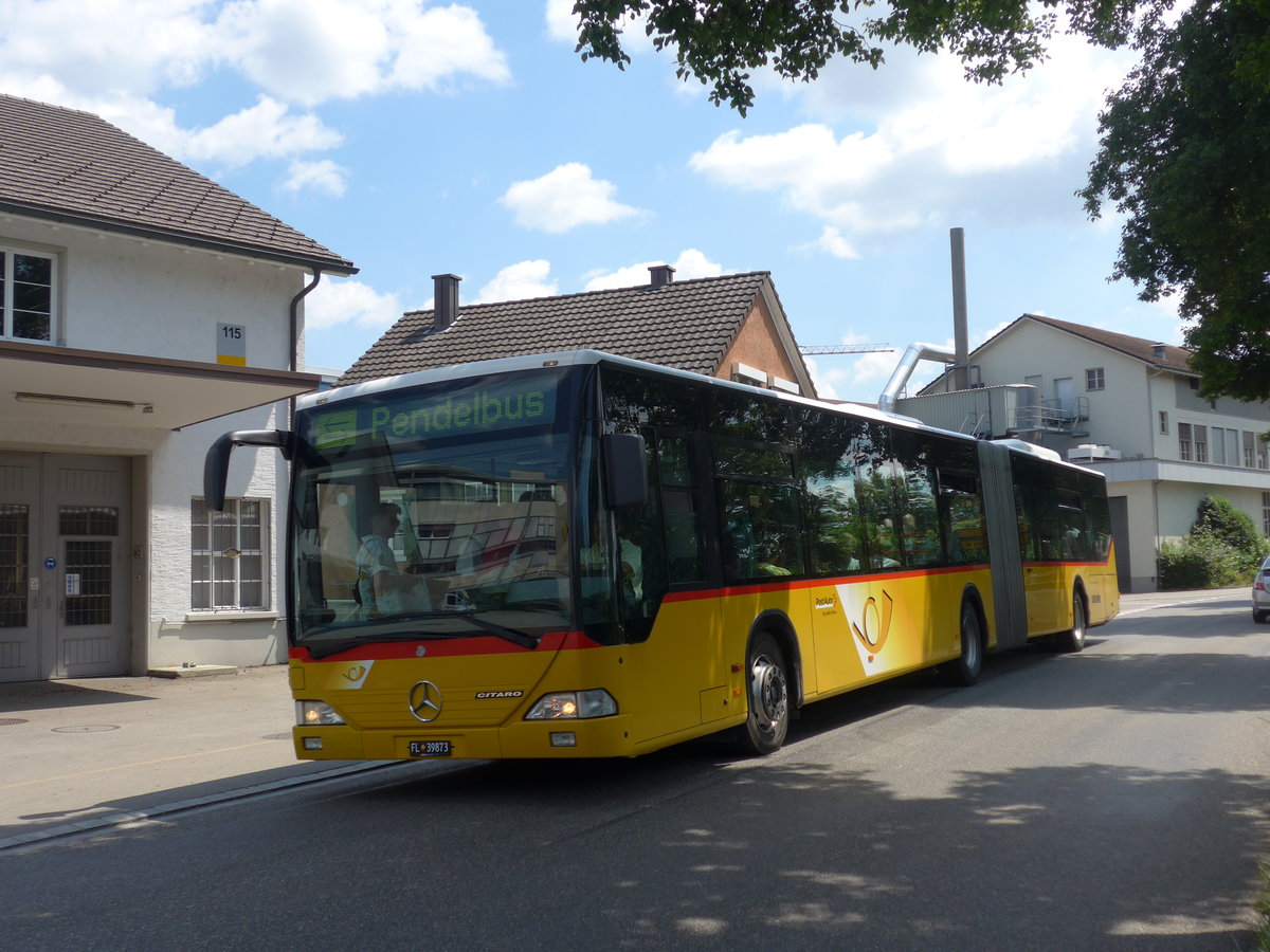 (194'605) - Aus Liechtenstein: Marxer, Mauren - FL 39'873 - Mercedes (ex PostAuto Nordschweiz) am 7. Juli 2018 in Frauenfeld, Wydenstrasse