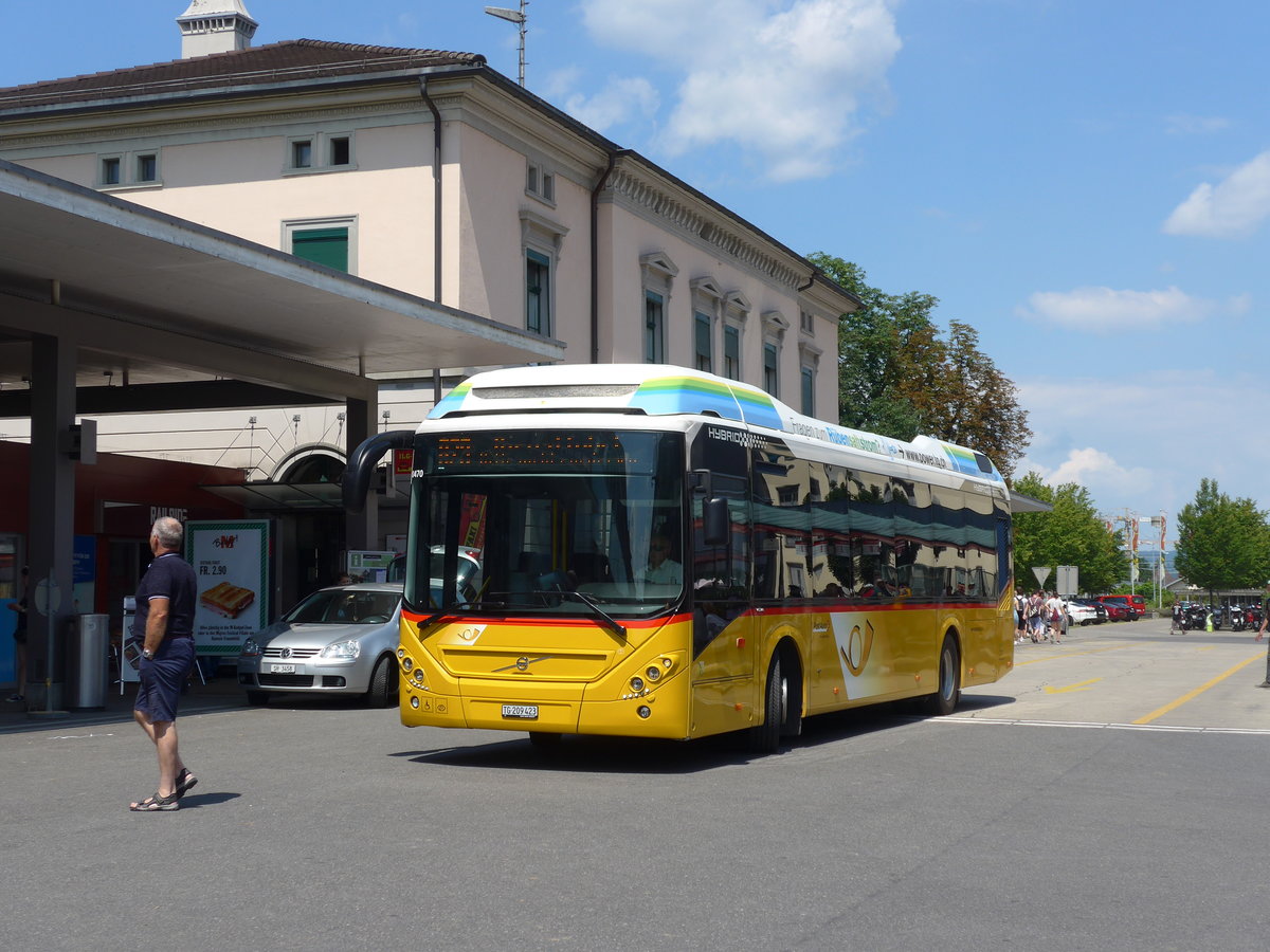 (194'623) - PostAuto Ostschweiz - TG 209'423 - Volvo am 7. Juli 2018 beim Bahnhof Frauenfeld