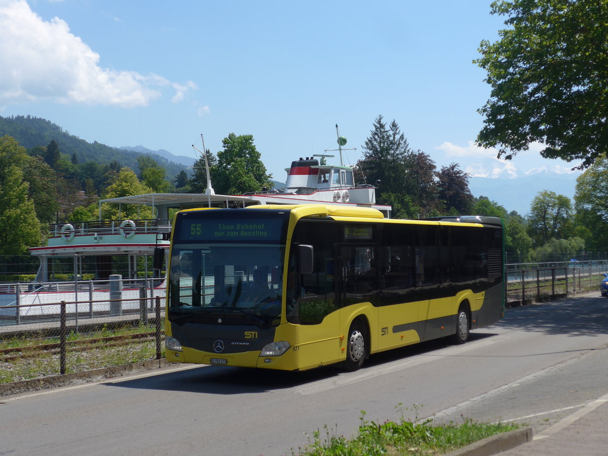 (194'899) - STI Thun - Nr. 177/BE 752'177 - Mercedes am 18. Juli 2018 in Thun, Rosenau