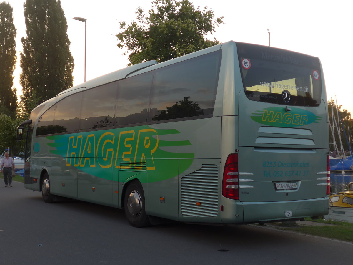 (195'499) - Hager, Diessenhofen - TG 49'439 - Mercedes am 3. August 2018 in Thun, Strandbad