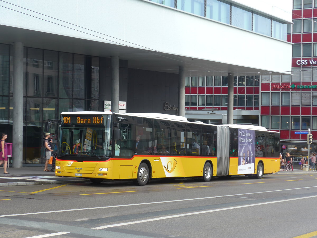(195'855) - PostAuto Bern - Nr. 665/BE 656'302 - MAN am 17. August 2018 in Bern, Schanzenstrasse