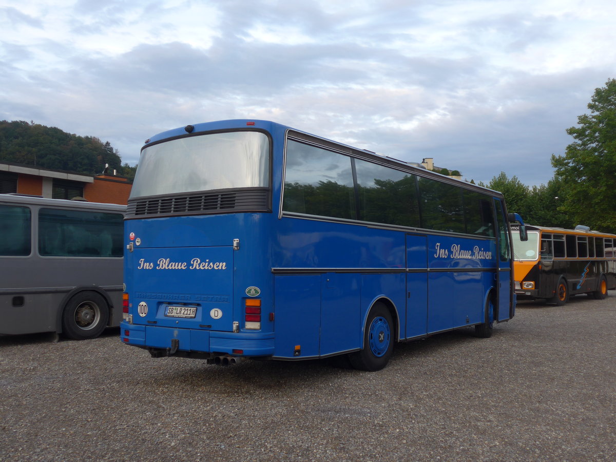 (195'911) - Aus Deutschland: Ins Blaue Reisen - SB-LR 211H - Setra am 17. August 2018 in Wettingen, Zirkuswiese