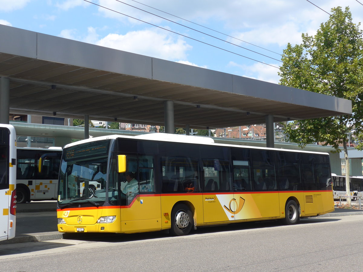 (196'123) - Rattin, Schaffhausen - Nr. 253(17)/SH 917 - Mercedes am 20. August 2018 beim Bahnhof Schaffhausen