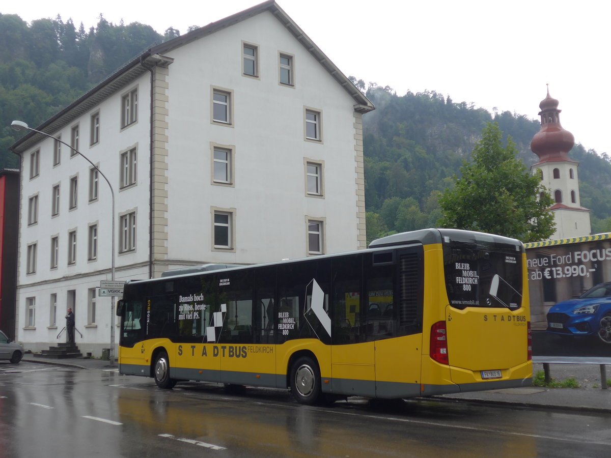 (196'272) - Stadtbus, Feldkirch - FK BUS 16 - Mercedes am 1. September 2018 beim Bahnhof Feldkirch