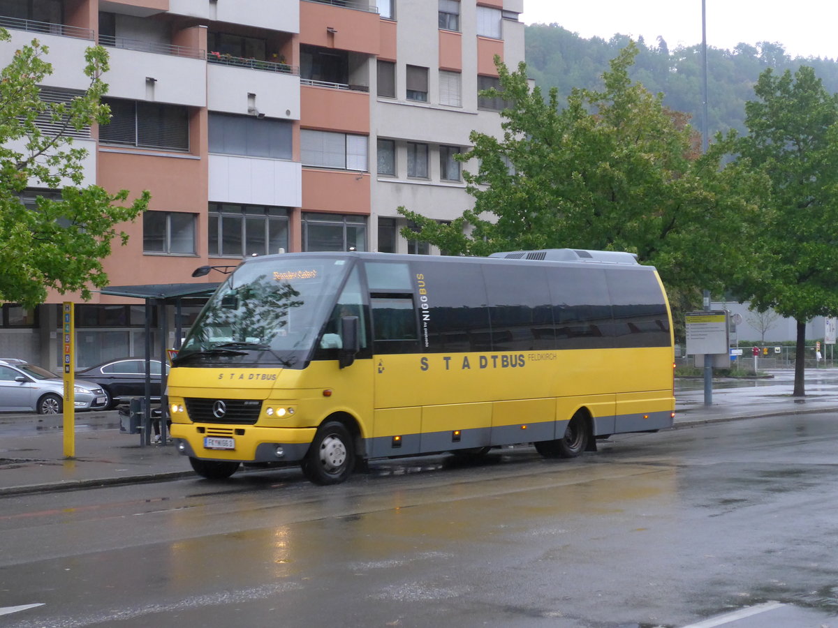 (196'282) - Stadtbus, Feldkirch - FK NIGG 3 - Mercedes/Auwrter am 1. September 2018 beim Bahnhof Feldkirch