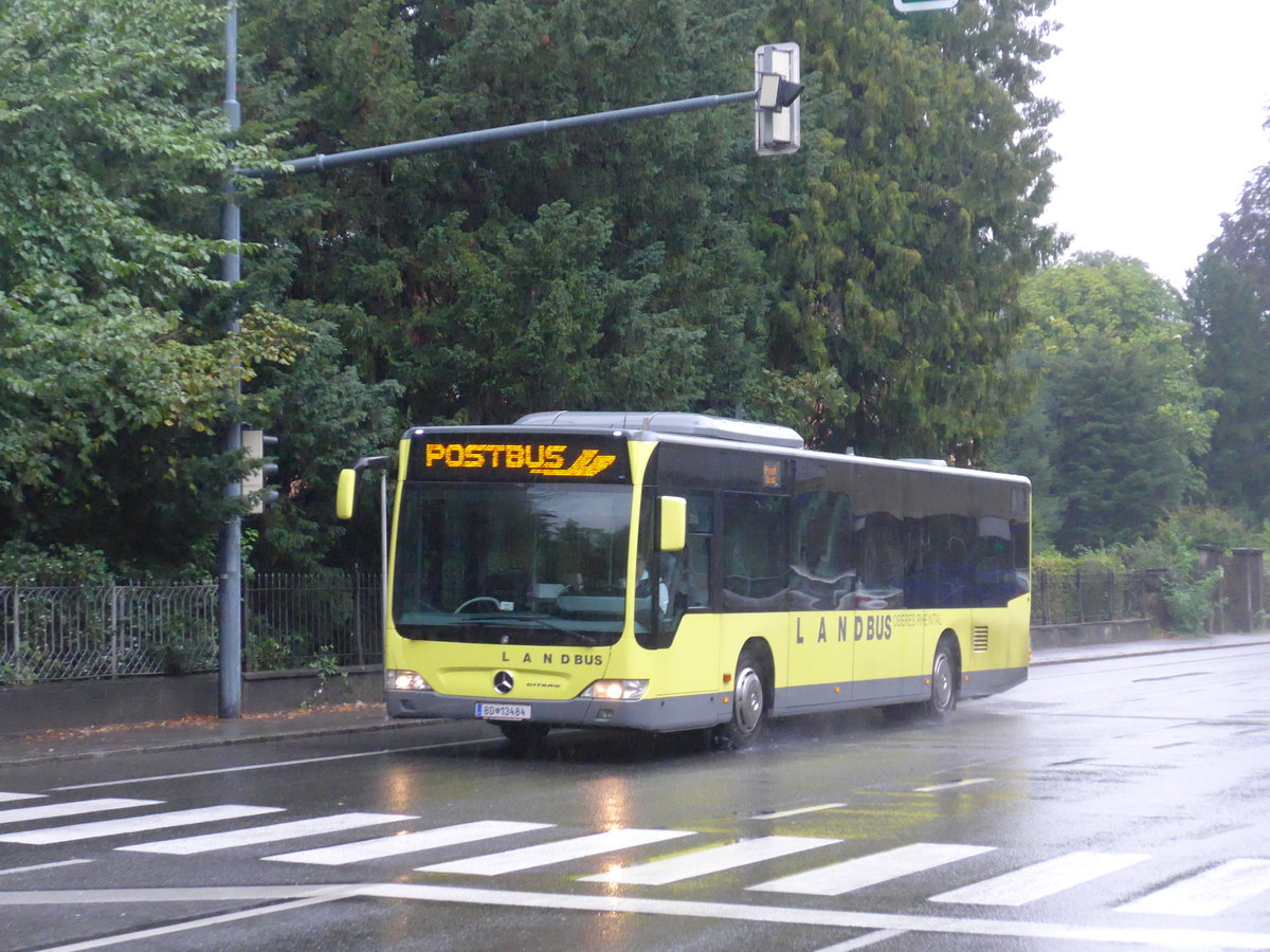 (196'294) - Landbus Oberes Rheintal, Feldkirch - BD 13'484 - Mercedes am 1. September 2018 in Feldkirch, Bahnhofstrasse