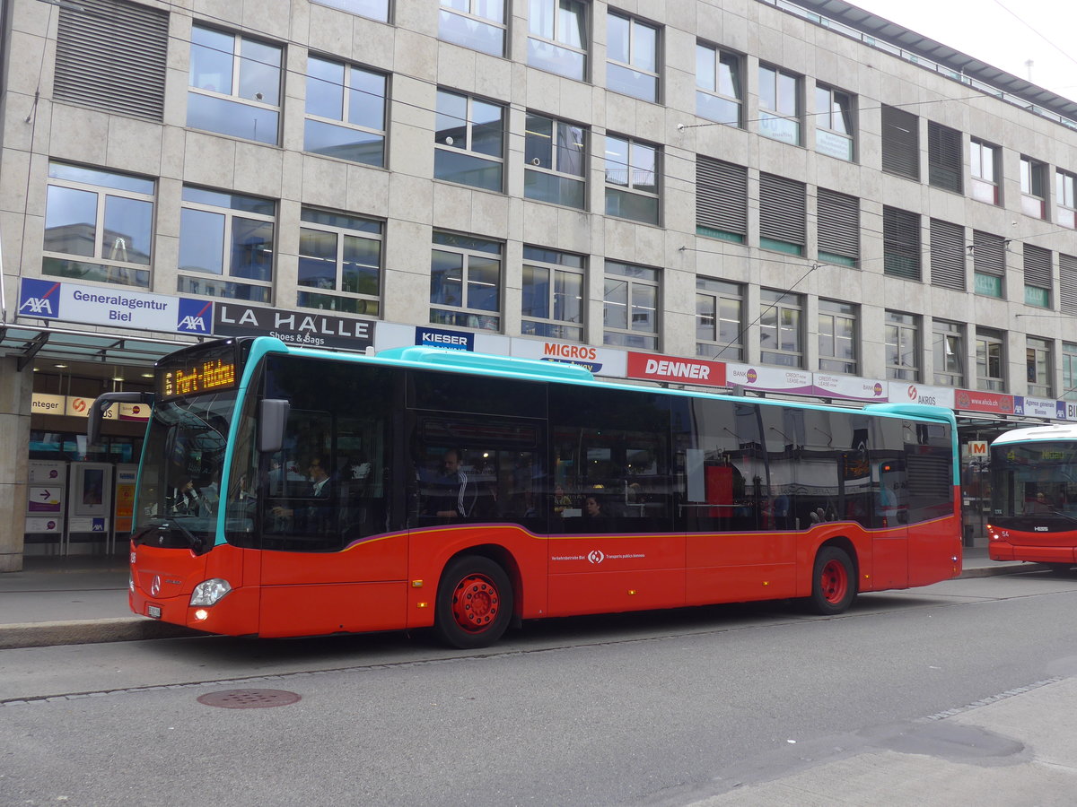 (196'511) - VB Biel - Nr. 196/BE 821'196 - Mercedes am 3. September 2018 in Biel, Guisanplatz