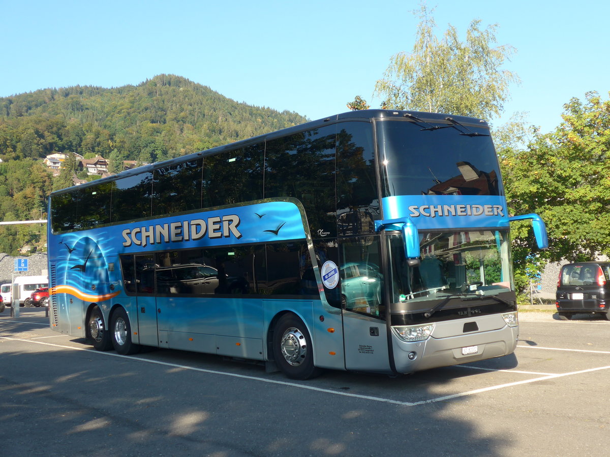 (196'618) - Schneider, Langendorf - SO 82'002 - Van Hool am 8. September 2018 in Thun, Seestrasse