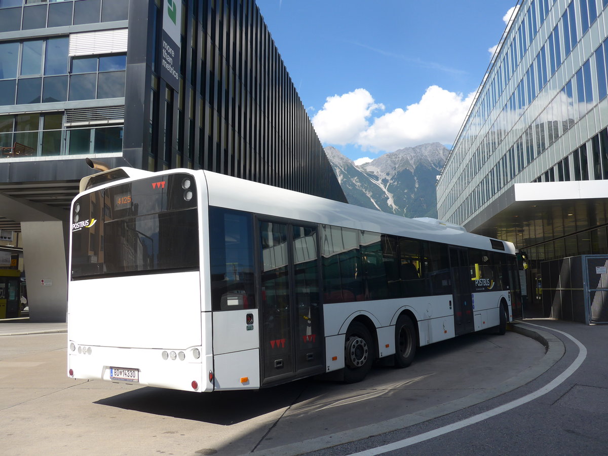 (196'671) - PostBus - BD 14'330 - Solaris am 10. September 2018 beim Bahnhof Innsbruck