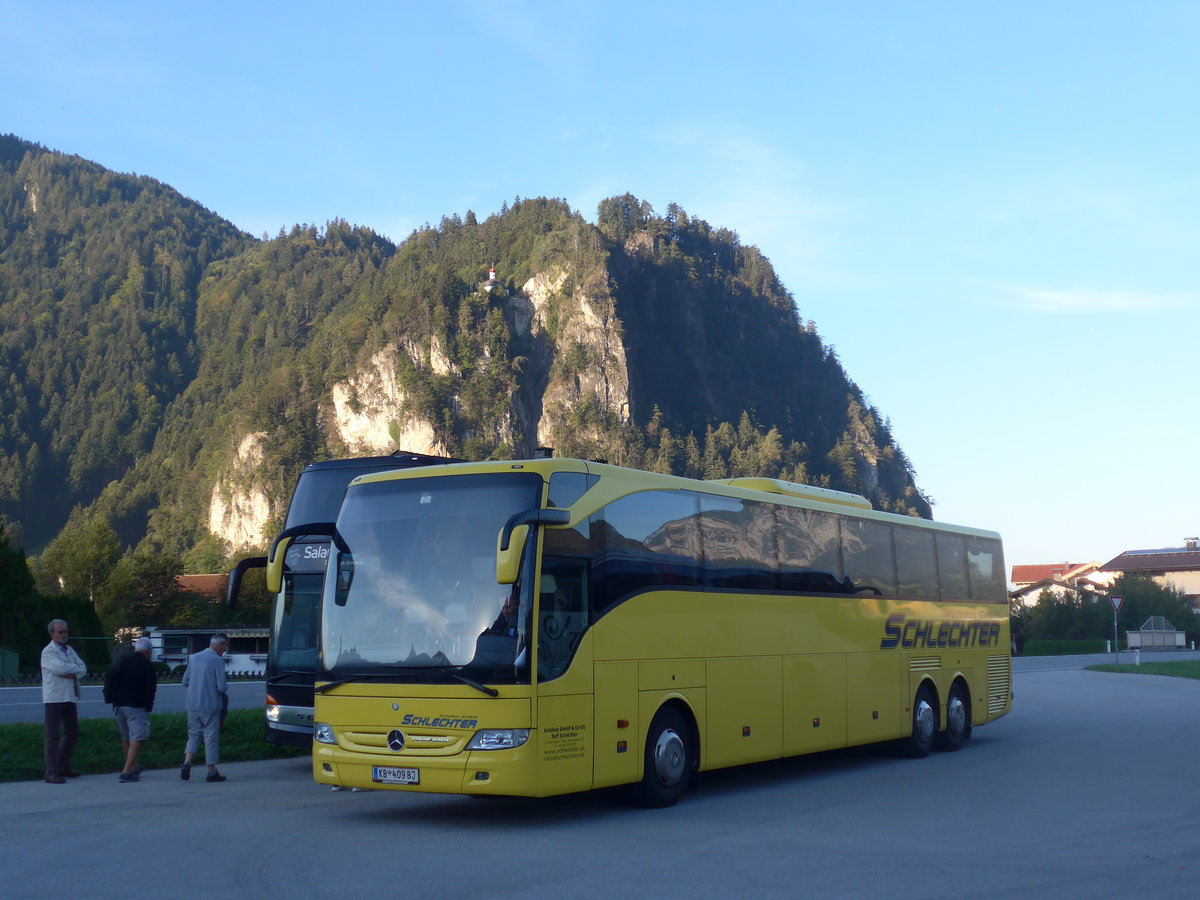 (196'882) - Schlechter, Brixen im Thale - KB 409 BJ - Mercedes am 12. September 2018 in Strass, Gasthof Zillertal