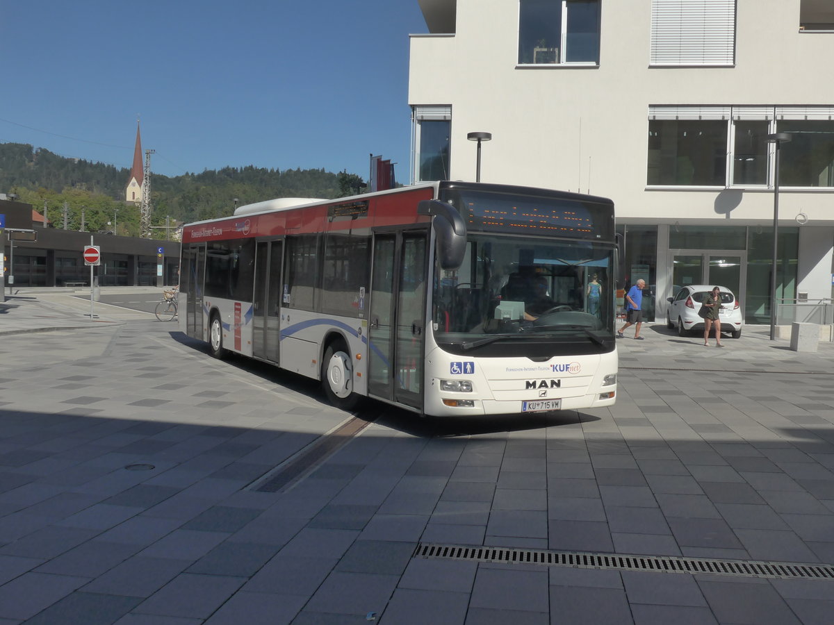 (196'935) - SWK Kufstein - KU 715 VM - MAN am 12. September 2018 beim Bahnhof Kufstein