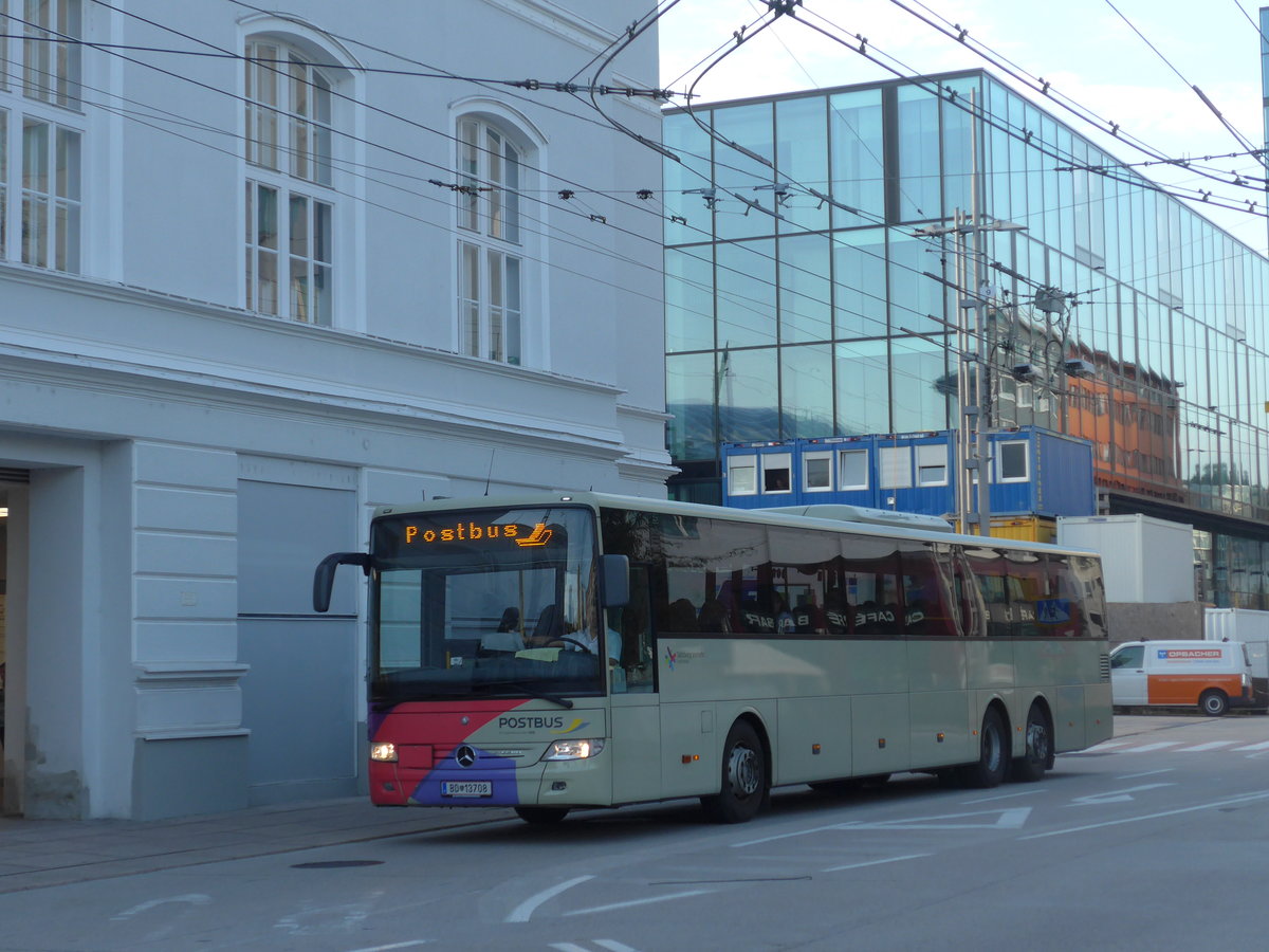 (197'017) - PostBus - BD 13'708 - Mercedes am 13. September 2018 beim Bahnhof Salzburg